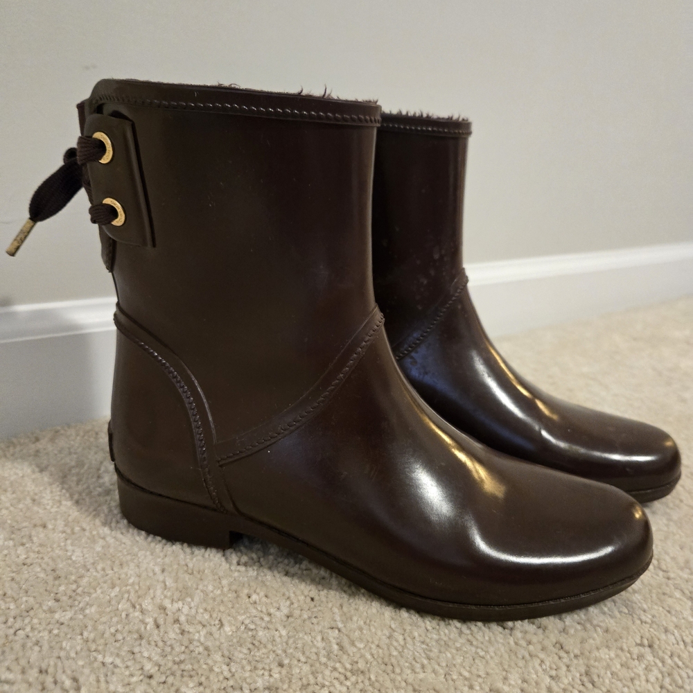 🌤Elegant Michael Kors Purple Rain Boots